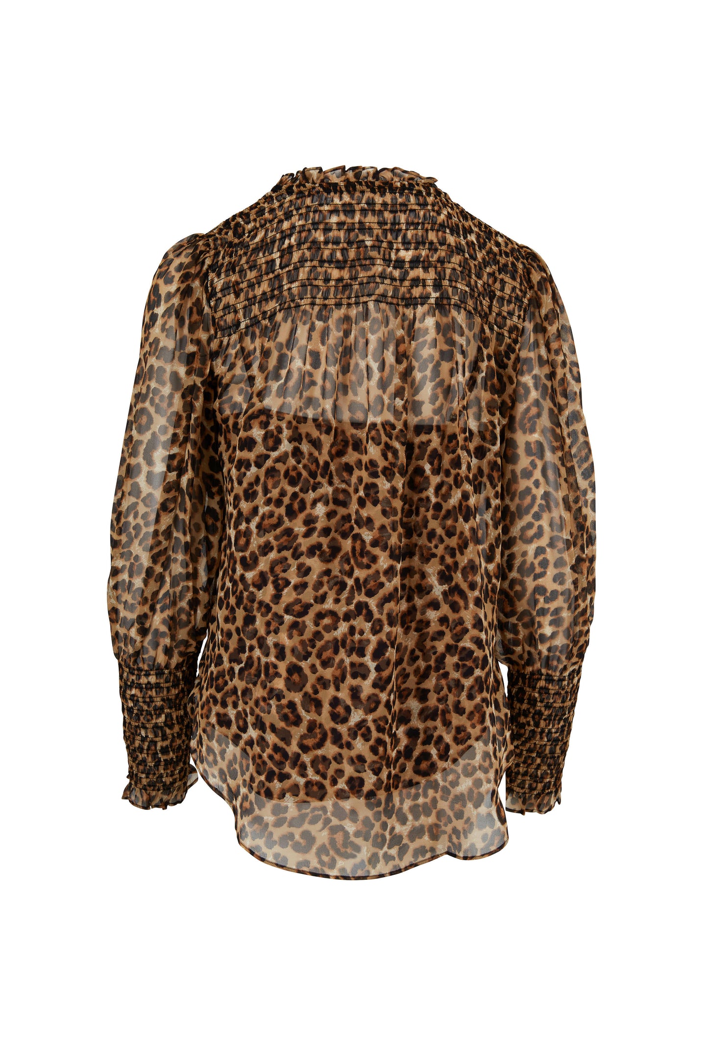 VERONICA BEARD leopard long sleeve with tank attached underneath