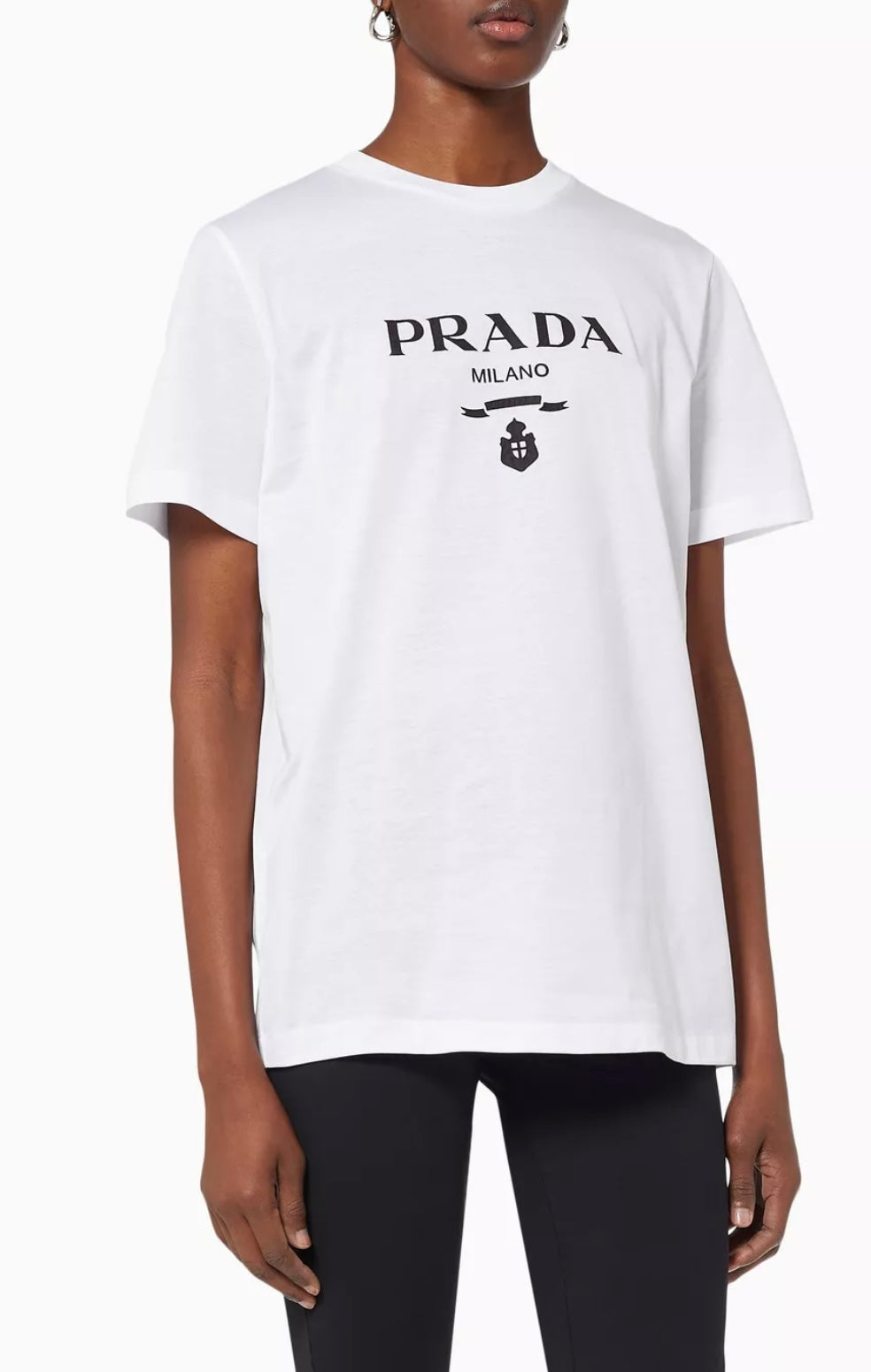 PRADA
Logo T-shirt in Cotton Jersey