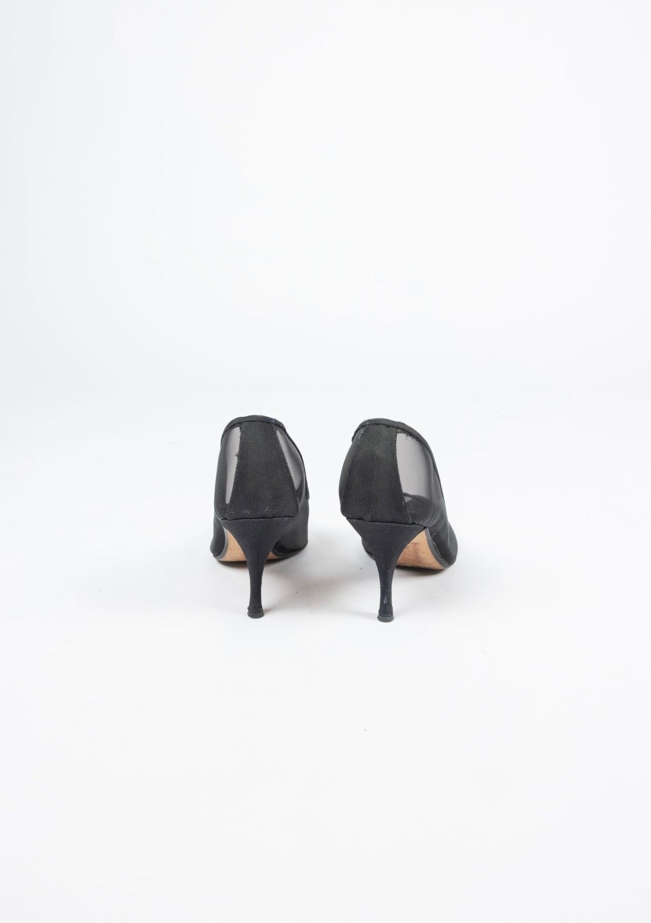 ALAIA - Black Mesh Pumps