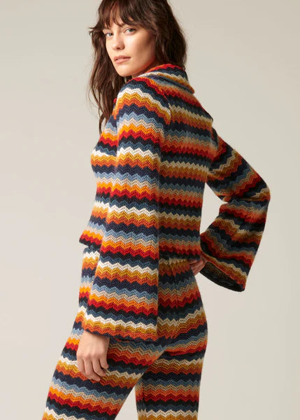 ELLIE MAE knit multi colour top and pants set