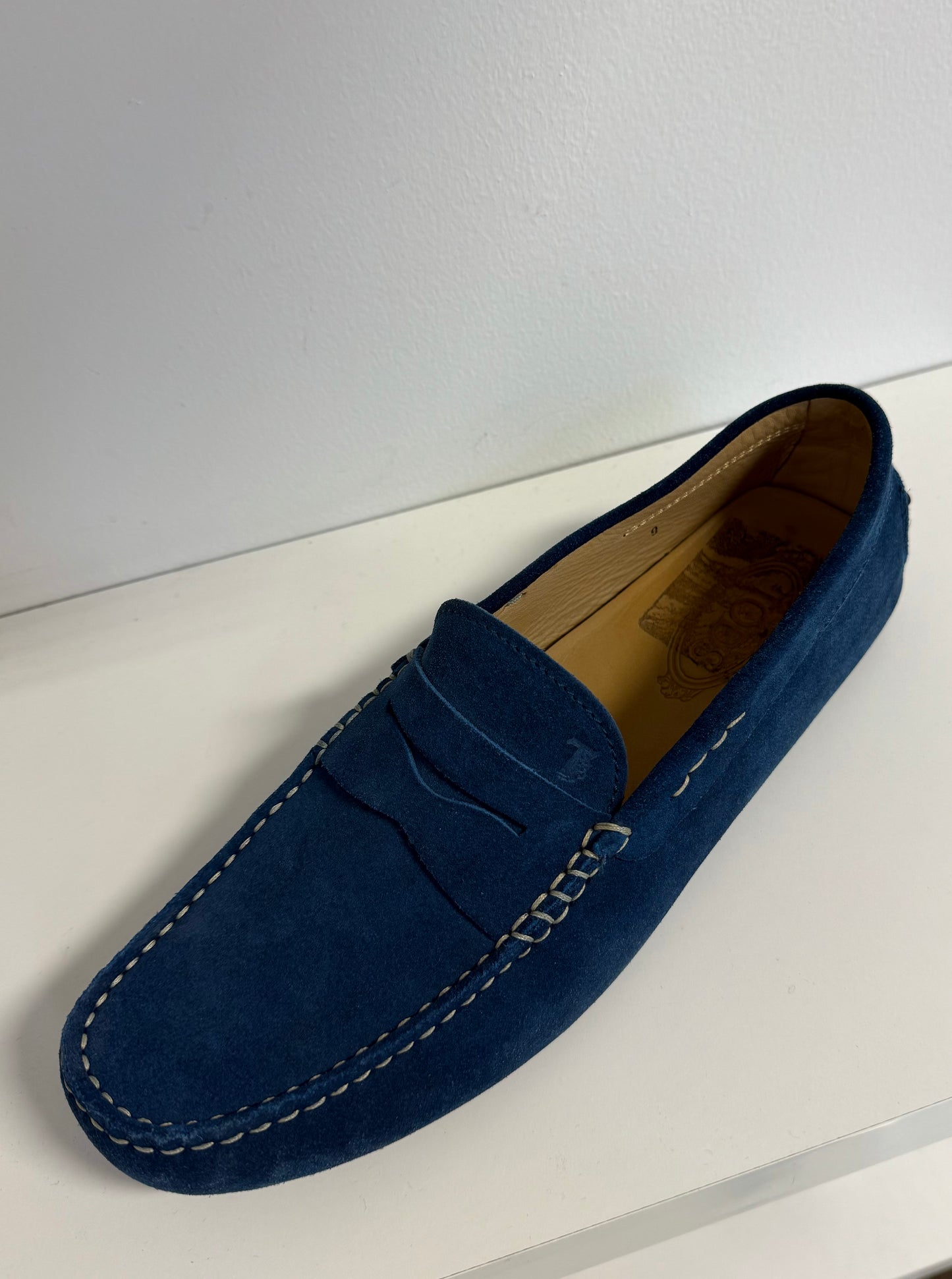 TODS - Men’s Navy Suede Loafers