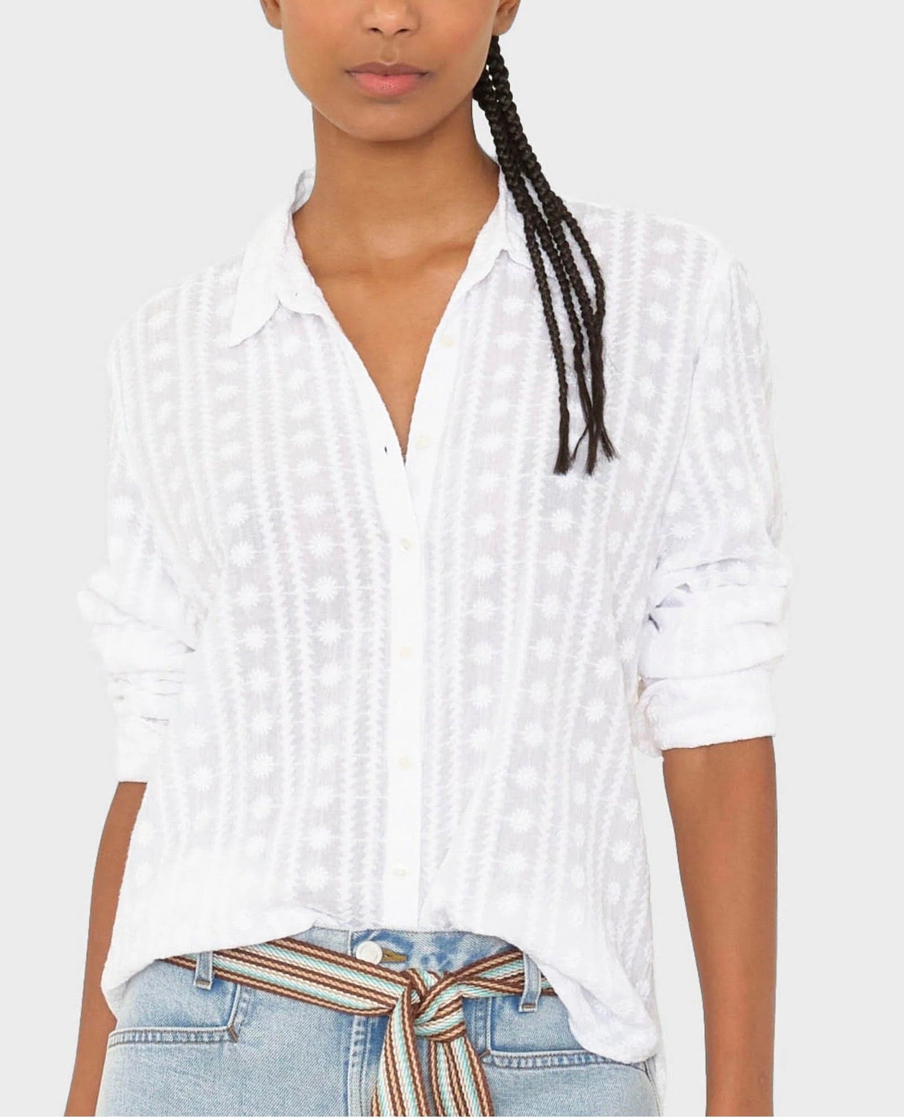 XIRENA - Beau Embroidered Shirt