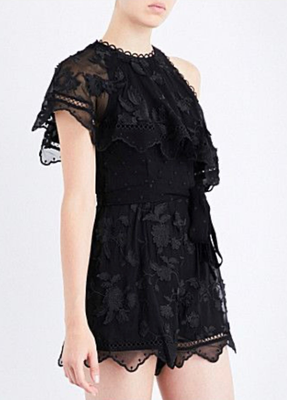 ZIMMERMANN- BLACK PLAYSUIT