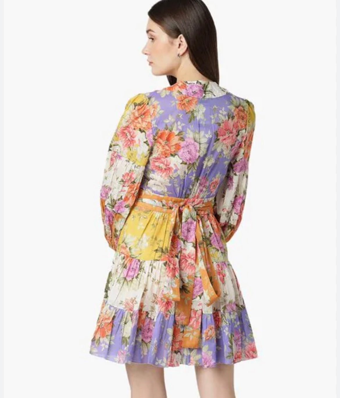 ZIMMERMANN long sleeve floral dress