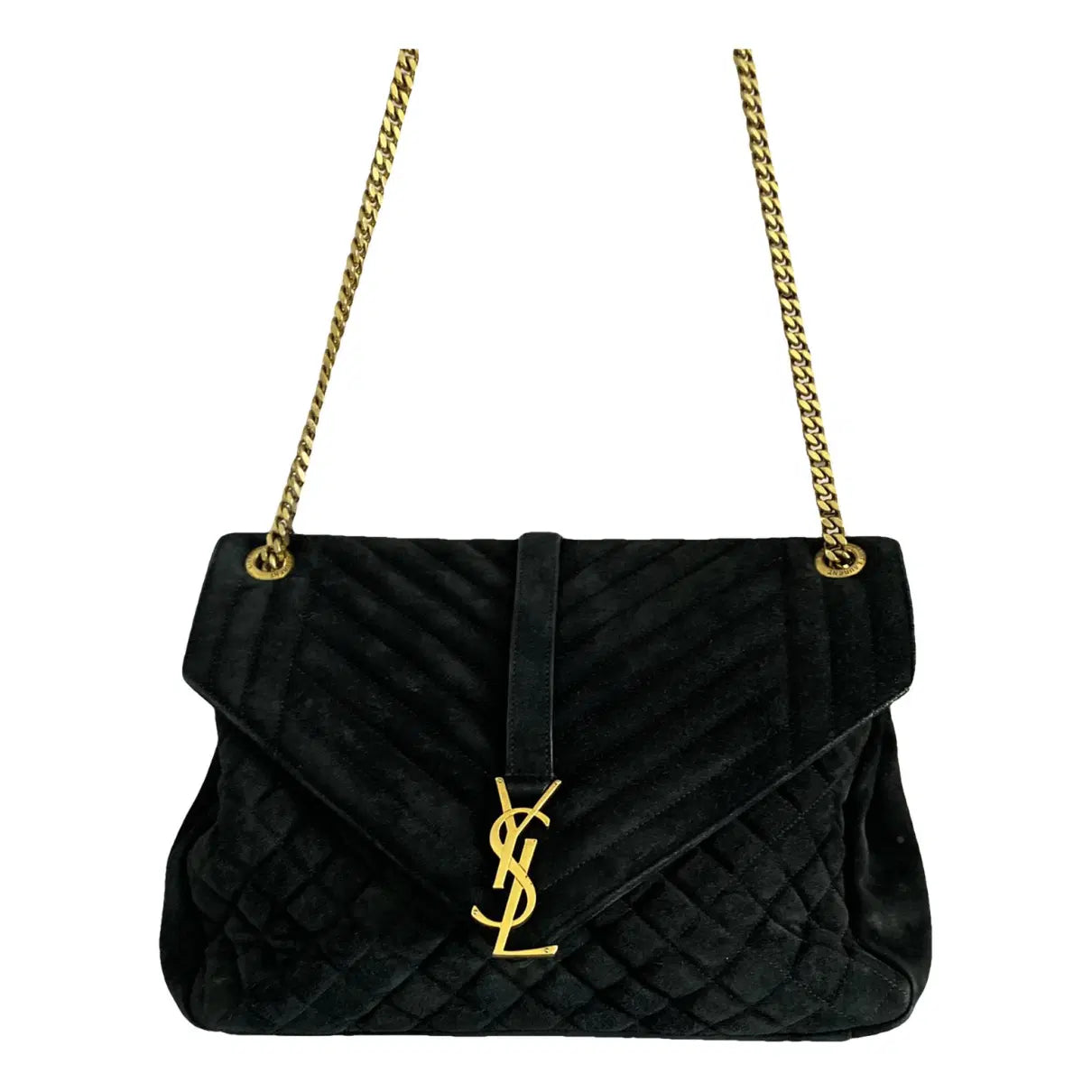 SAINT LAURENT tri-quilt soft envelope bag