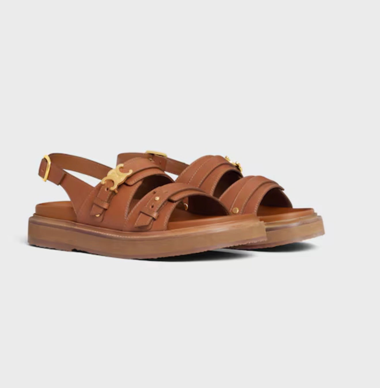 CELINE Tippi Triomphe Sandal in Calfskin