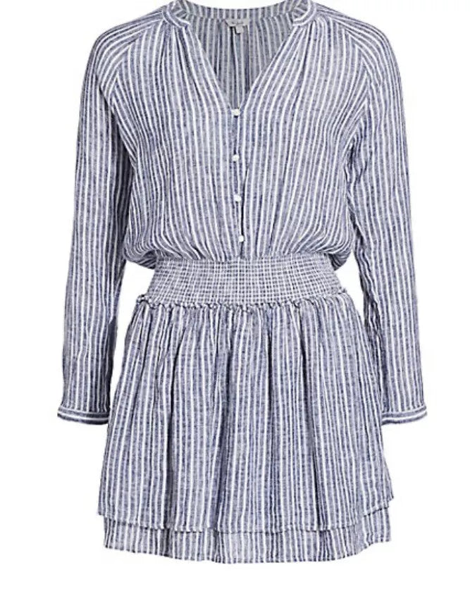 Rails Striped Linen Dress