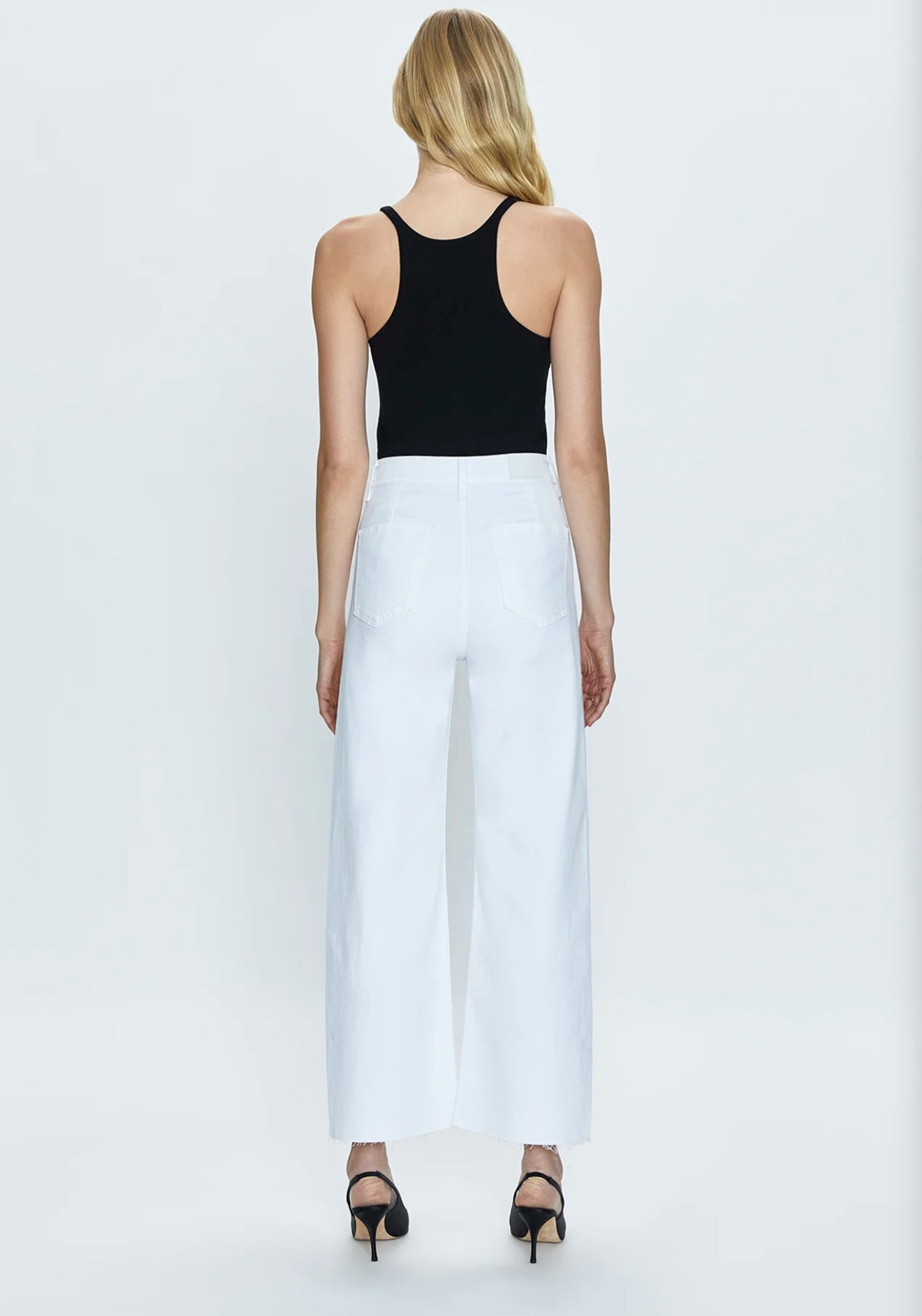 PISTOLA - PENNY HIGH RISE WIDE JEAN - BLIZZARD