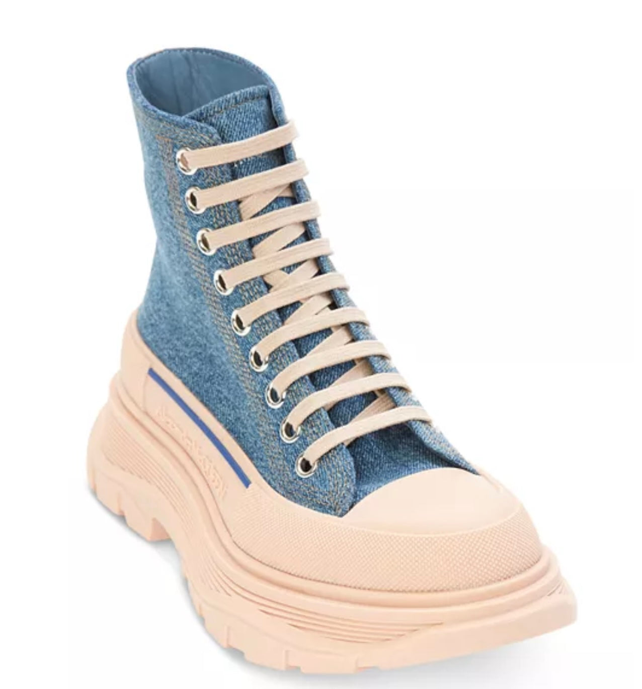 McQueen Cap Toe High Top Platform Sneakers