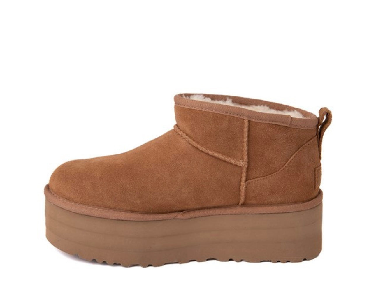 Womens UGG Classic Ultra Mini Platform Boot - Chestnut