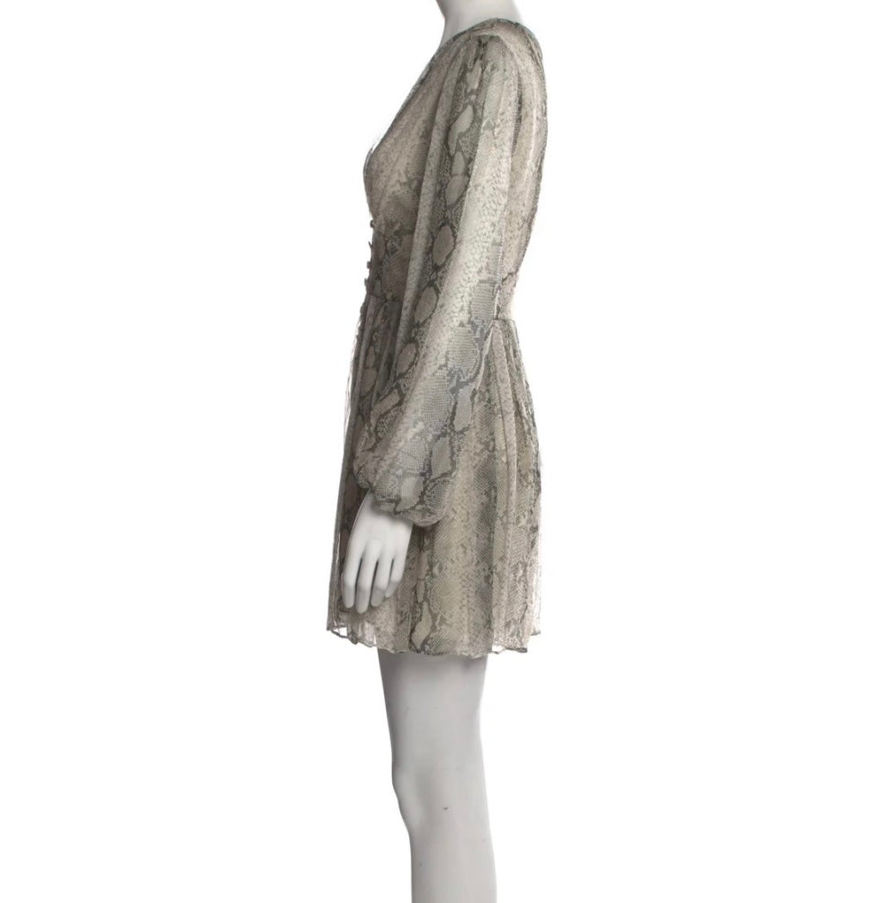 Zimmermann Python Print Dress