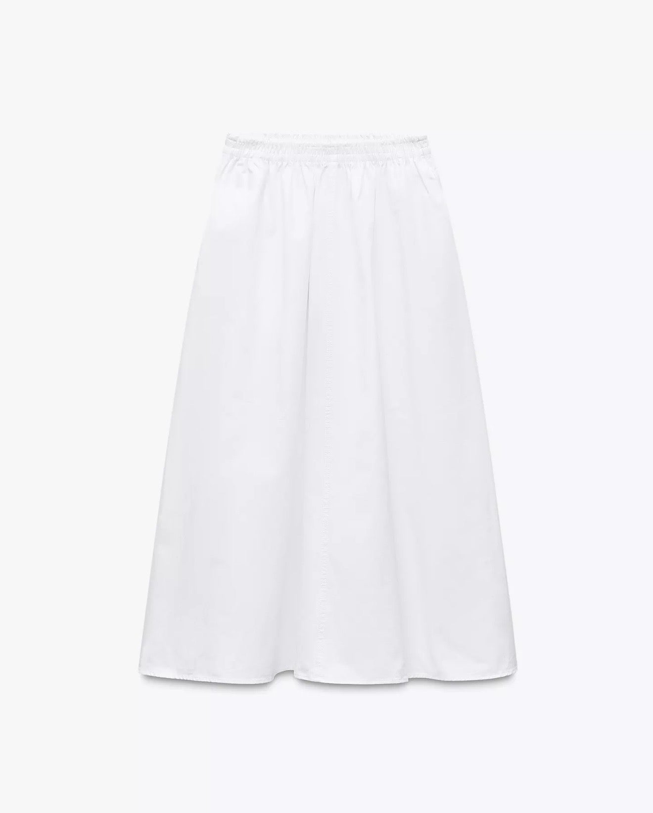 ZARA Pleated Midi Skirt