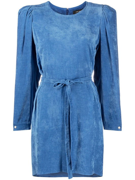 ISABEL MARANT corduroy dress with tie