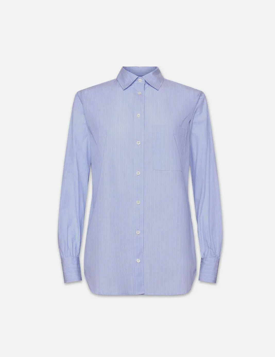 FRAME - The Borrowed Pocket Shirt
in Chambray Blue