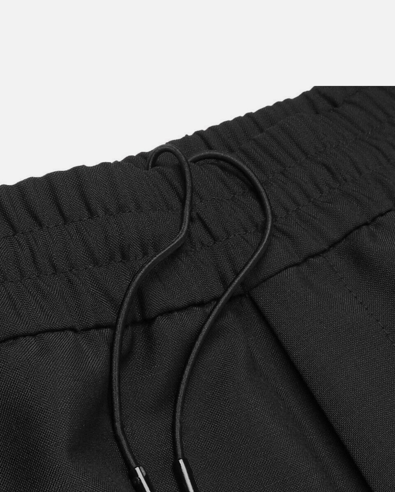 Acne Studios Ryder Wool Mohair Drawstring Trousers - black