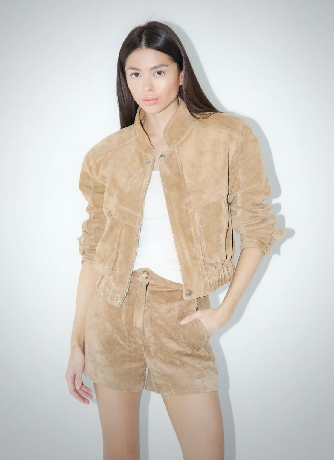 L. CUPPINI The Becky Suede Jacket