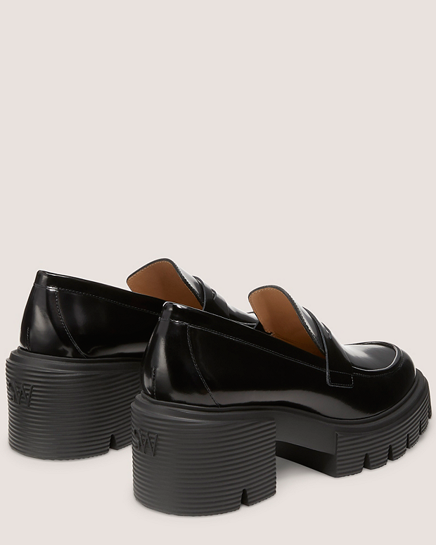 STUART WEITZMAN black loafers