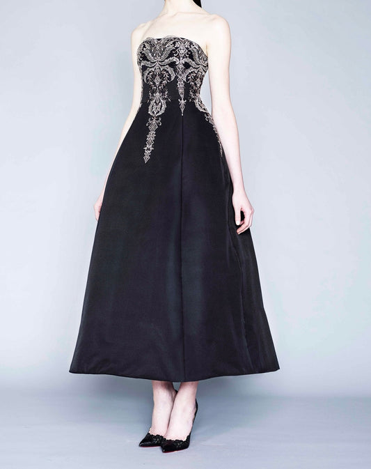 Marchesa Notte Embroidered Gown