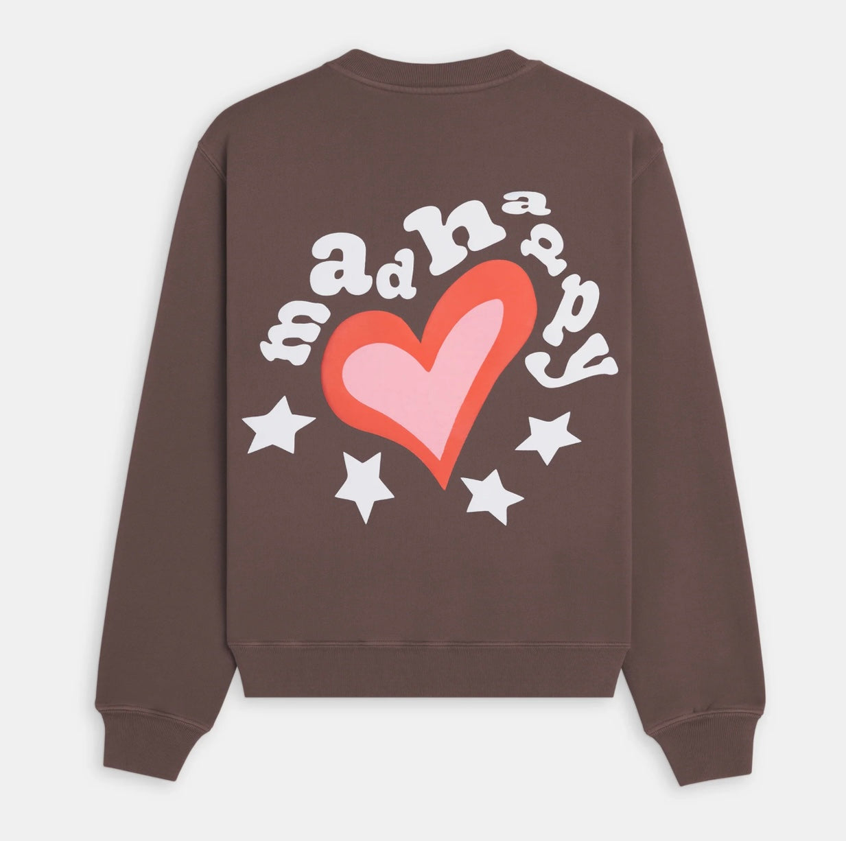 MADHAPPY - BROWN HEART SWEATSHIRT
