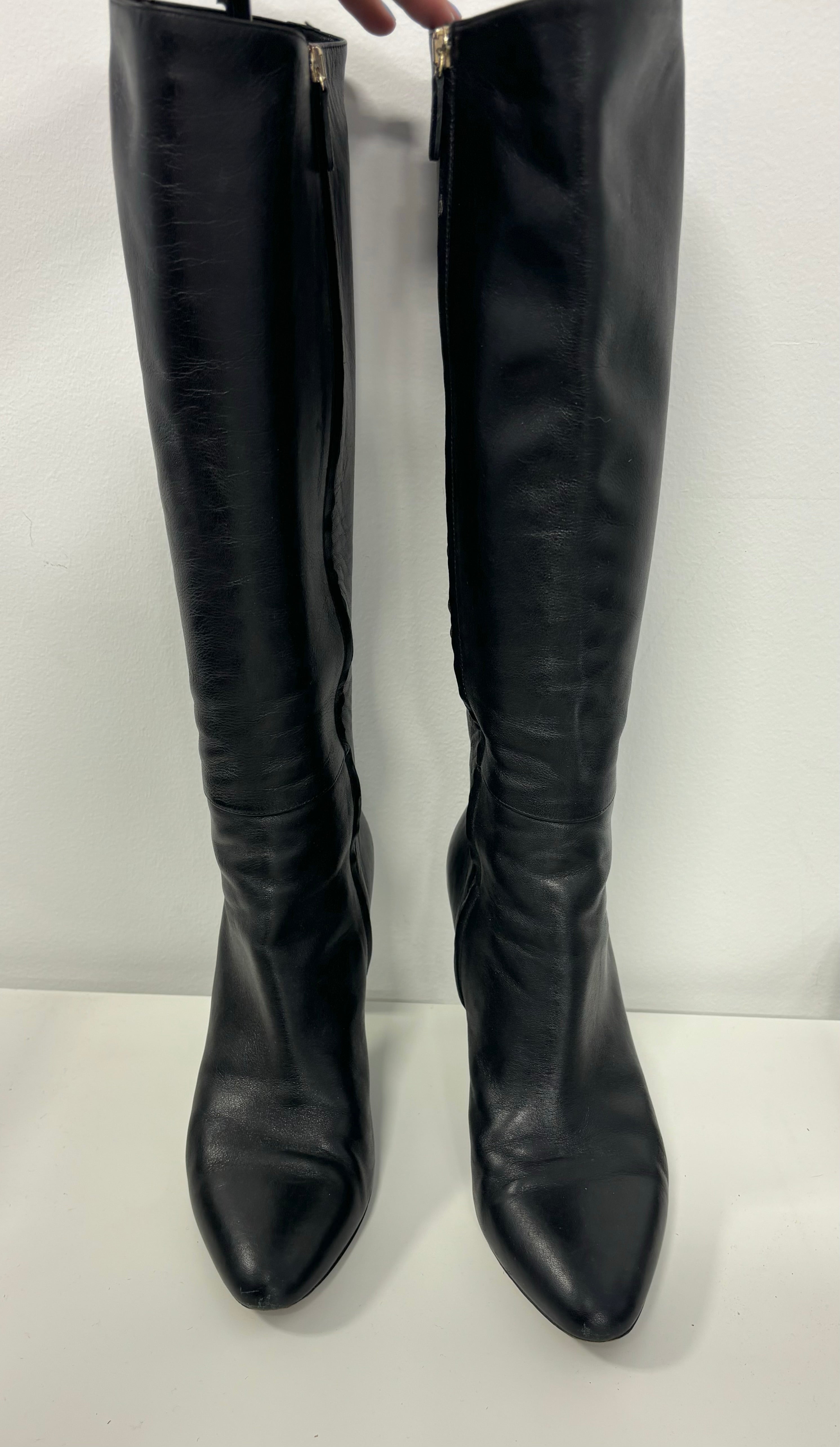 Gucci Leather Knee High Boots