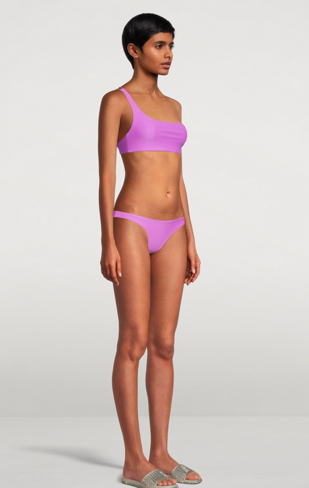 JADE SWIM
Apex One-Shoulder Bikini Top