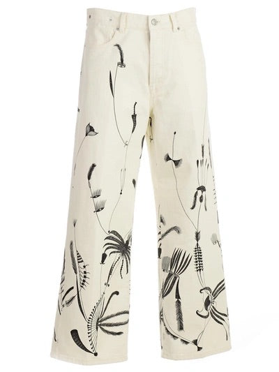 DRIES VAN NOTEN wide leg/flare jeans