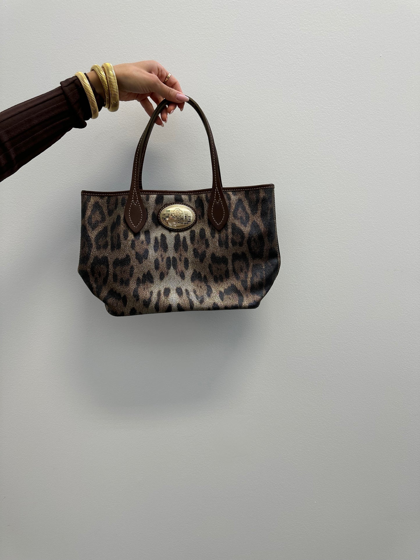 ROBERTO CAVALLI - LEOPARD PRINT TOTE