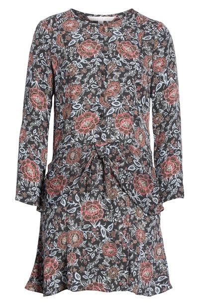 Veronica Beard Black Floral Dress