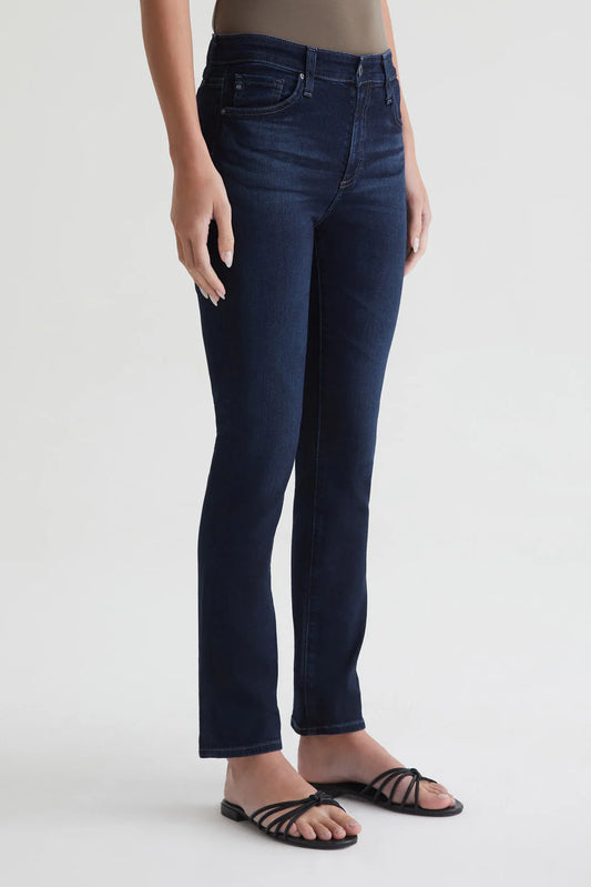 AG DENIM Mari high rise slim straight