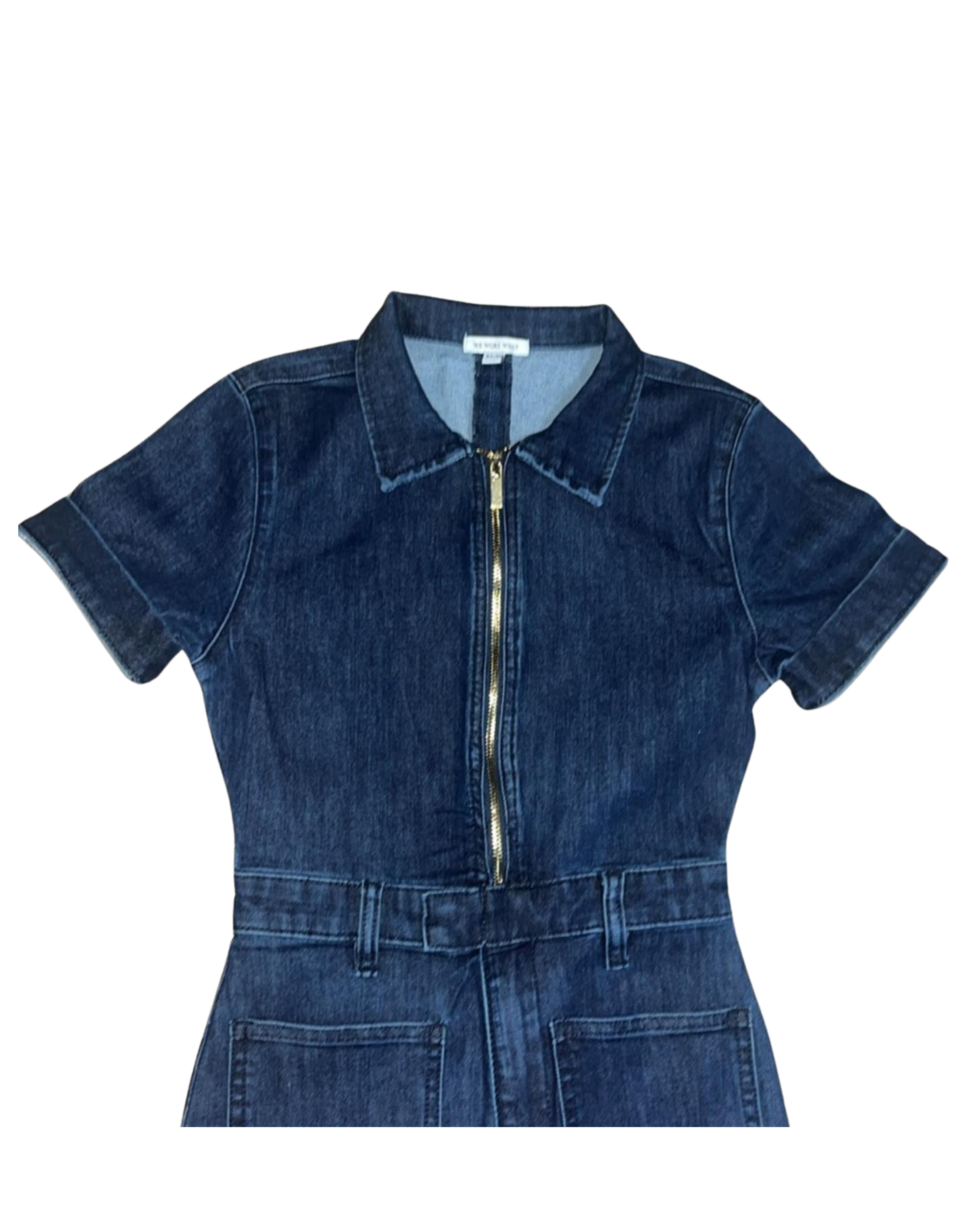 WE WORE WHAT denim jumpsuit