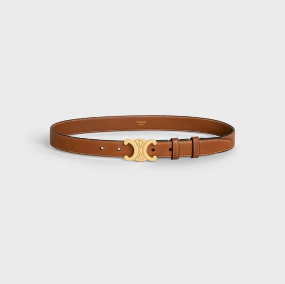 CELINE - SMALL TRIOMPHE BELT IN NATURAL CALFSKIN
TAN