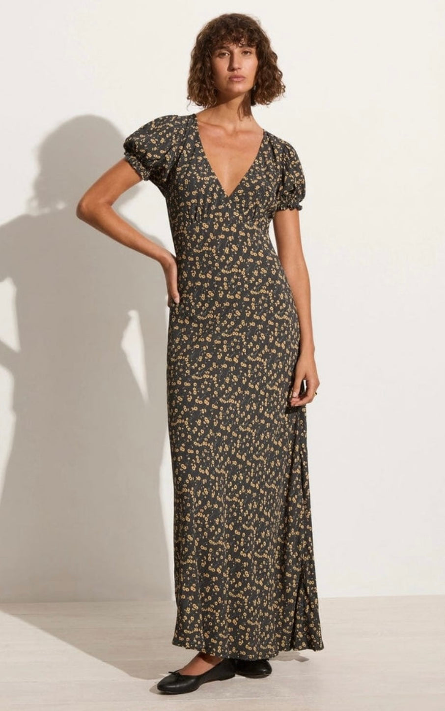 FAITHFULL THE BRAND - Reis Midi Dress in Flori Floral