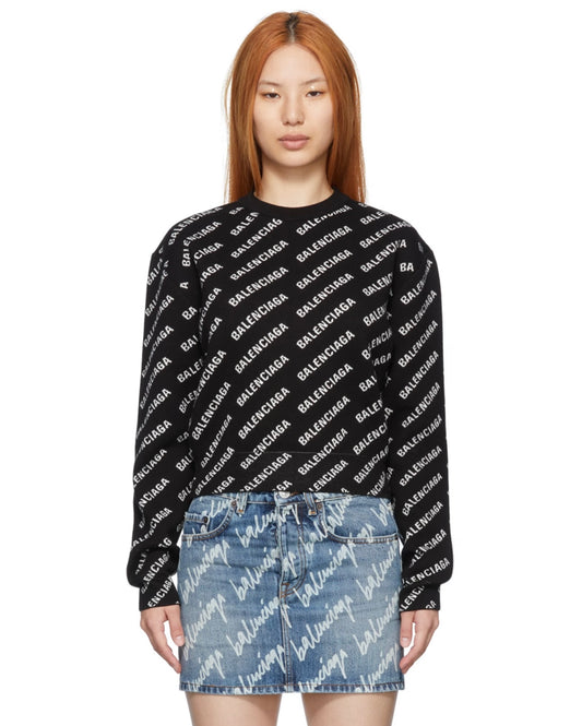 BALENCIAGA
Black Mini Allover Sweater