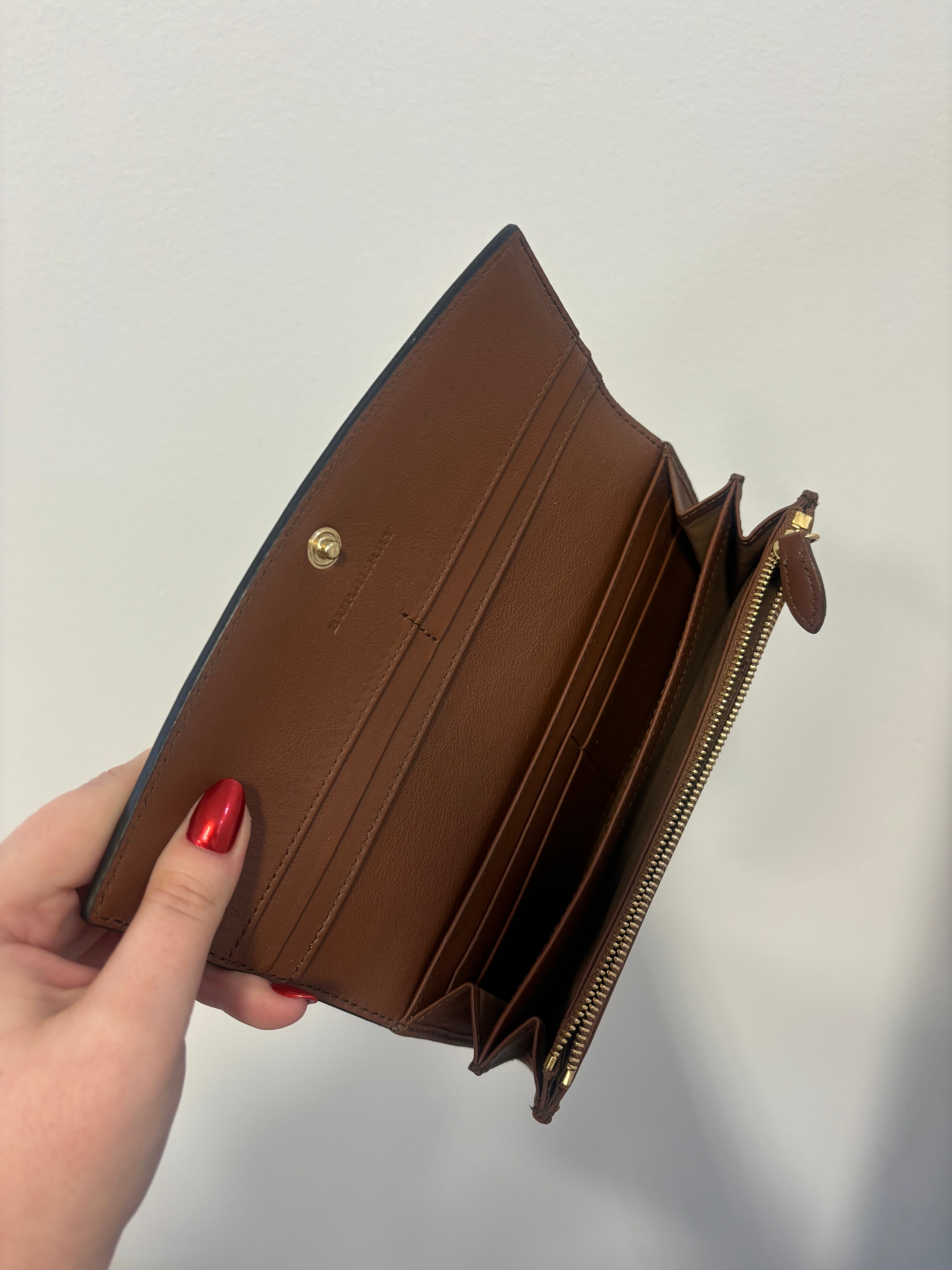 BURBERRY wallet, brown nova check