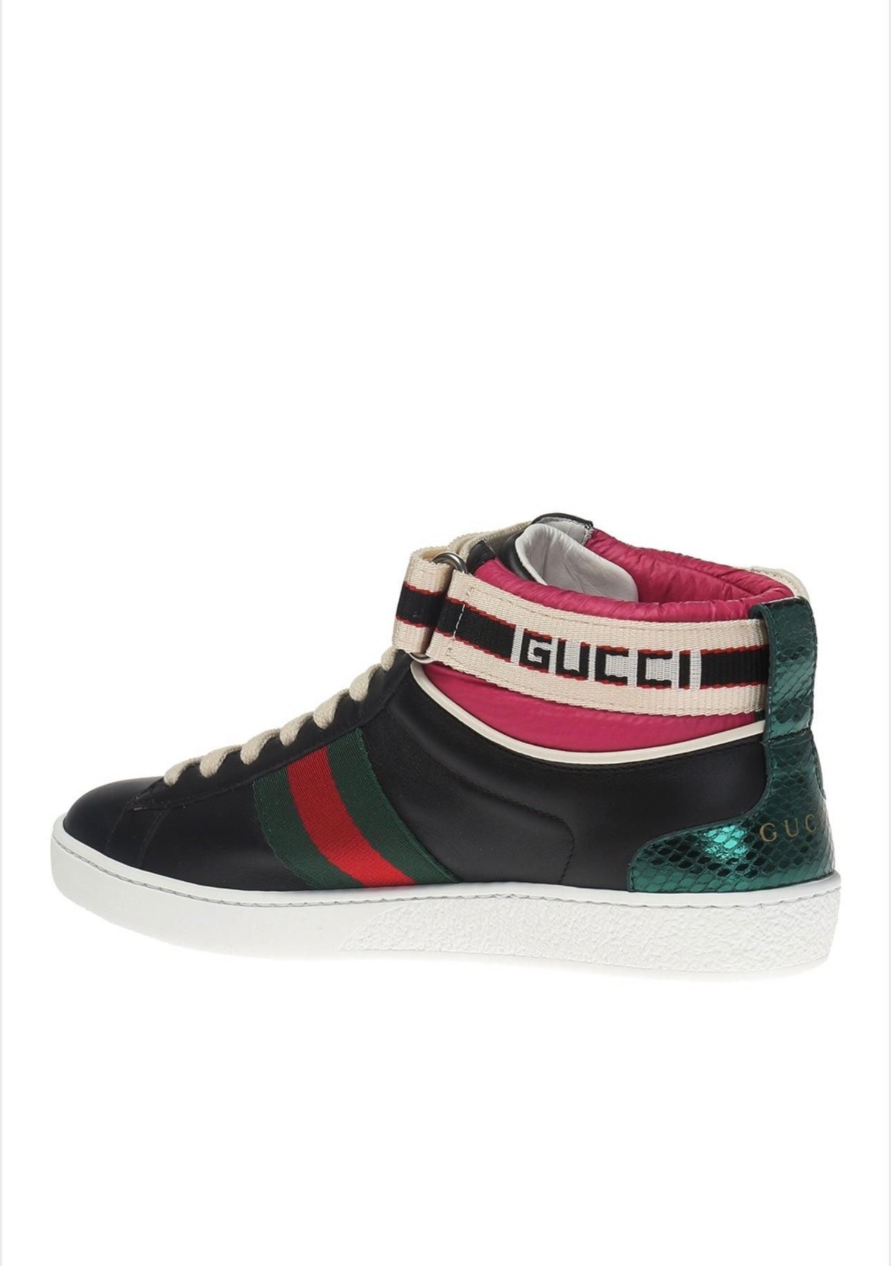 GUCCI
ANKLE HIGH SPORT SHOES WITH A 'WEB' STRIPE