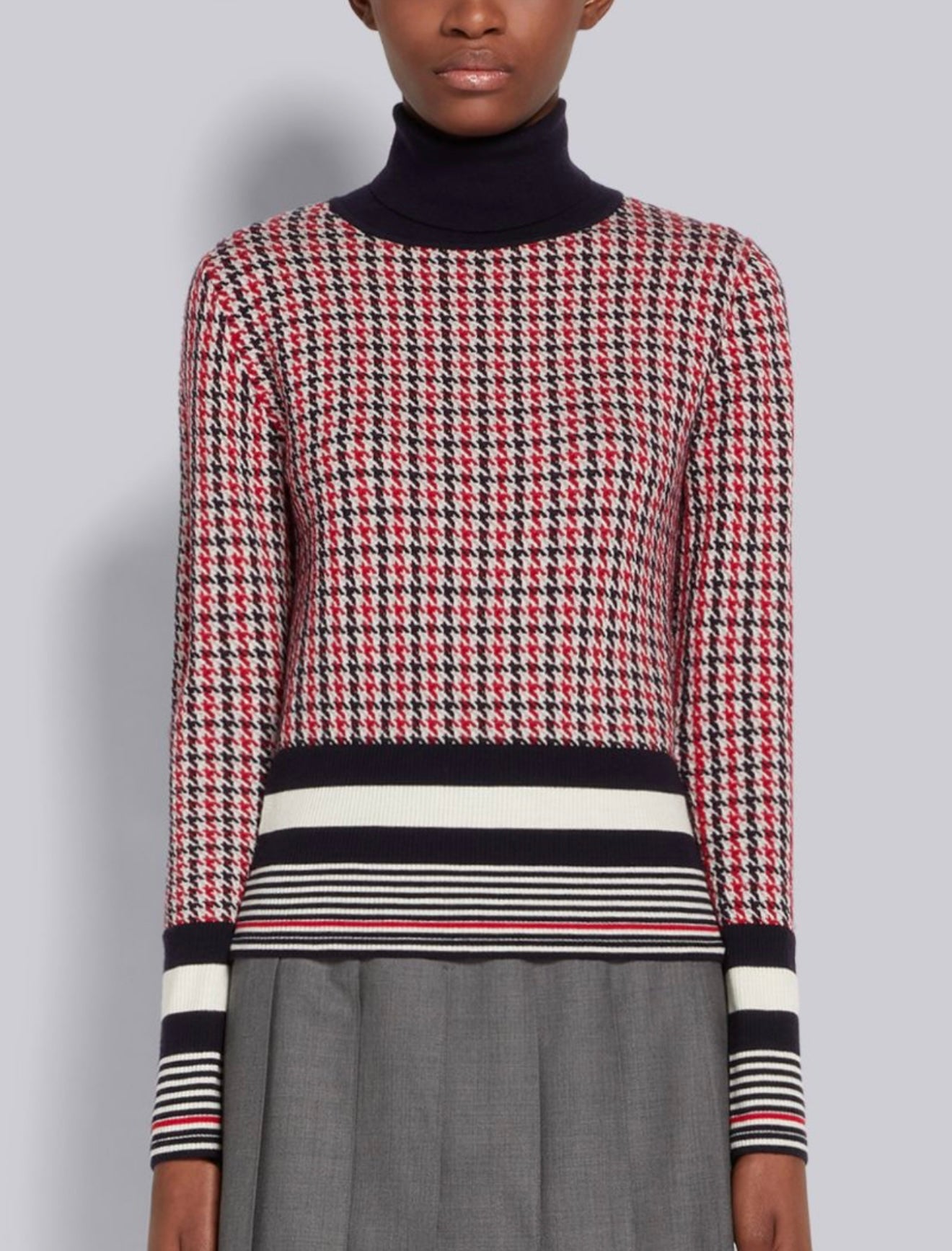 Thom Browne - Plaid Turtleneck