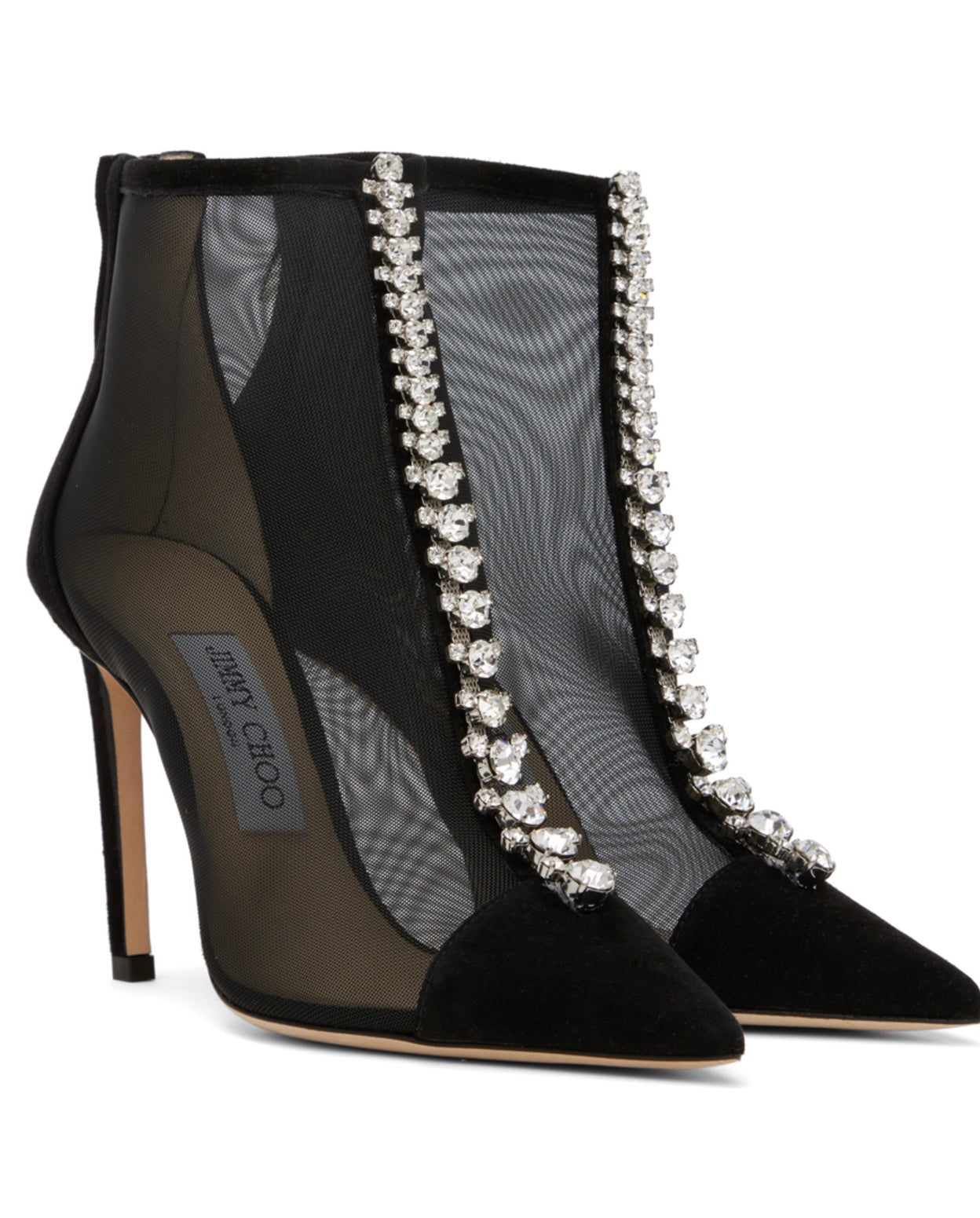 JIMMY CHOO
Bing 100 mesh and suede ankle boots