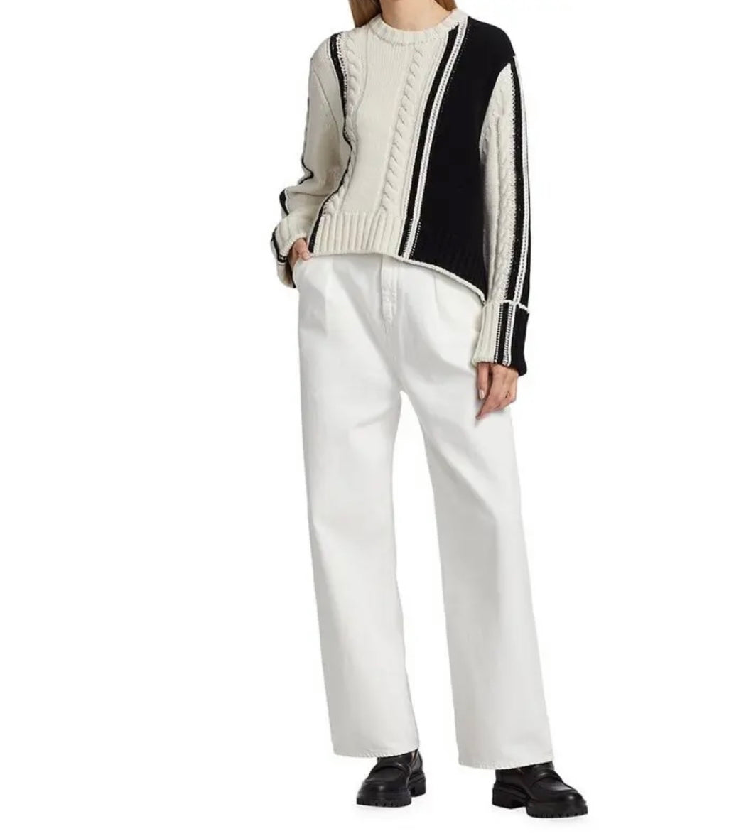 LOULOU STUDIO
Eike Cable Knit Sweater