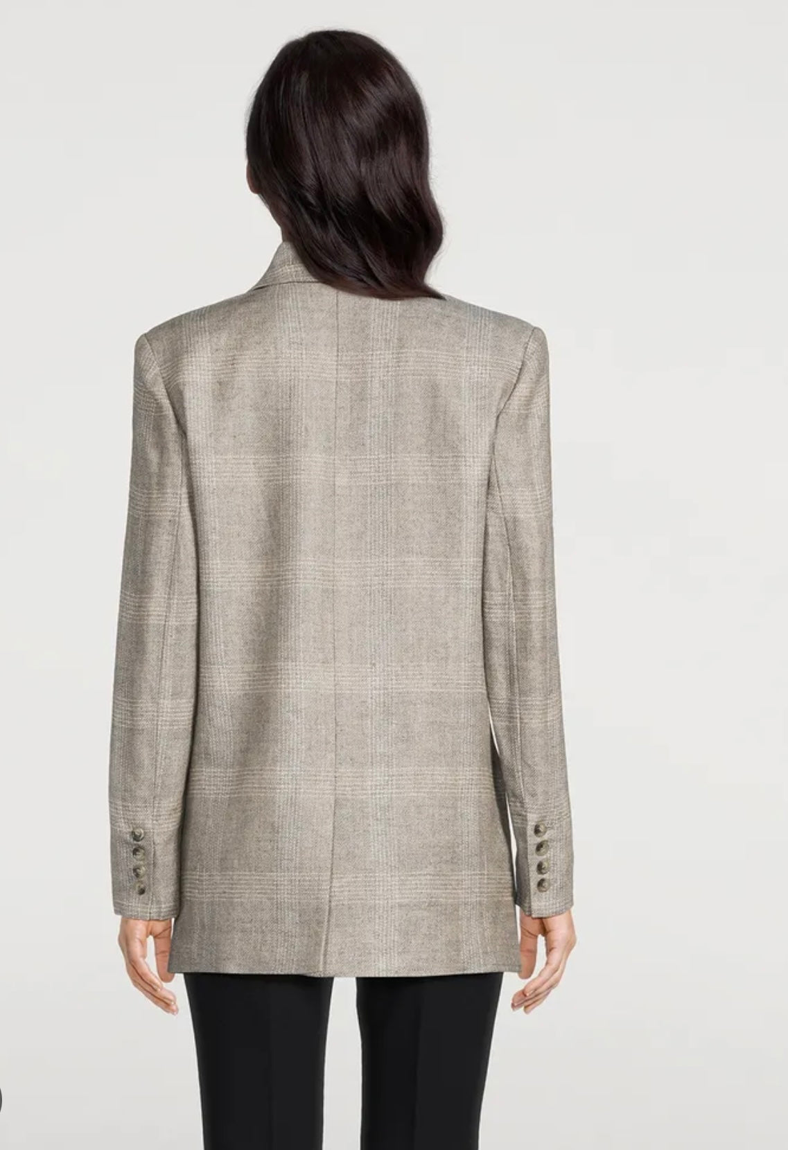 SMYTHE
Hopsack Linen Oversized Blazer