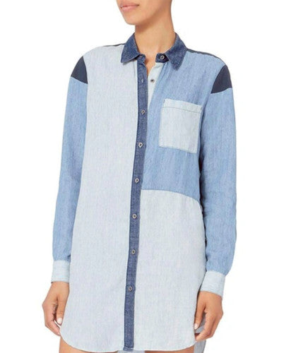 Rails Denim Patchwork Dress/Top