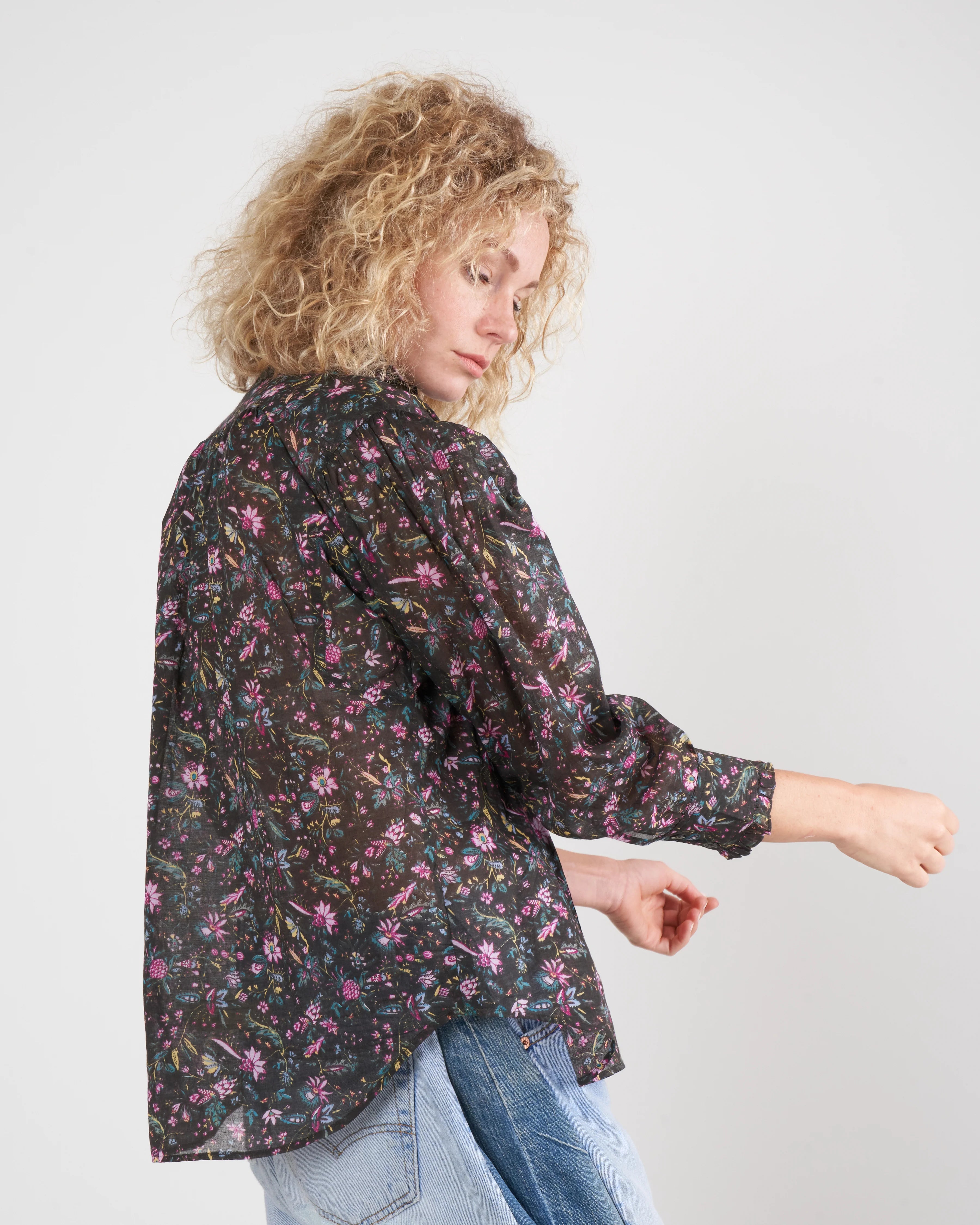 ISABEL MARANT ETOILE long sleeve black purple, blue long sleeve