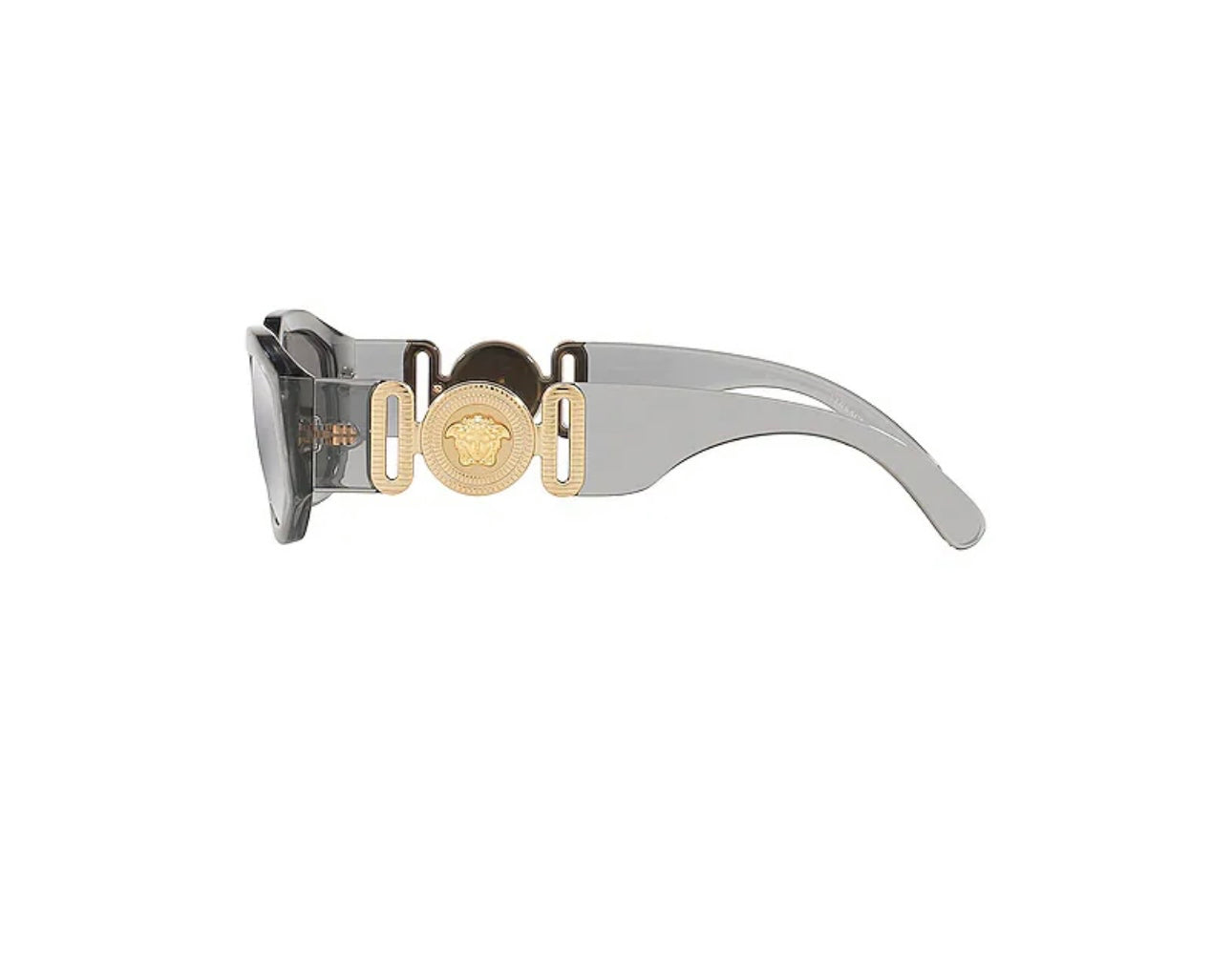 VERSACE - Tribute Oval in Crystal Grey & Grey Mirror