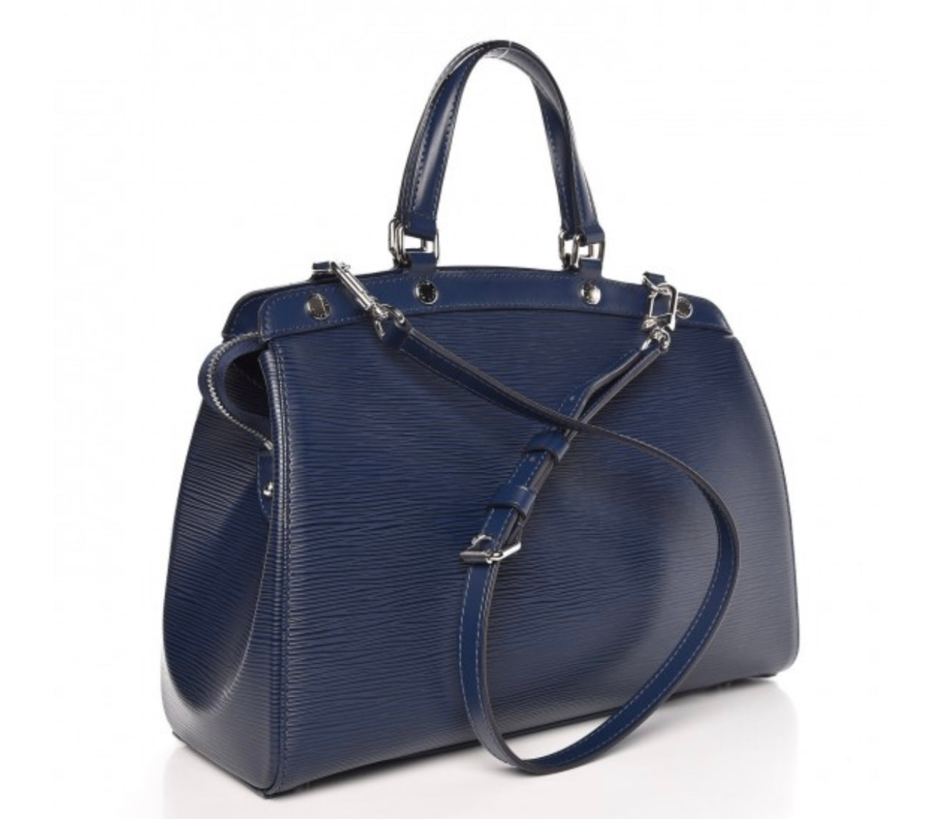 Louis Vuitton Indigo Epi Leather Brea MM Bag