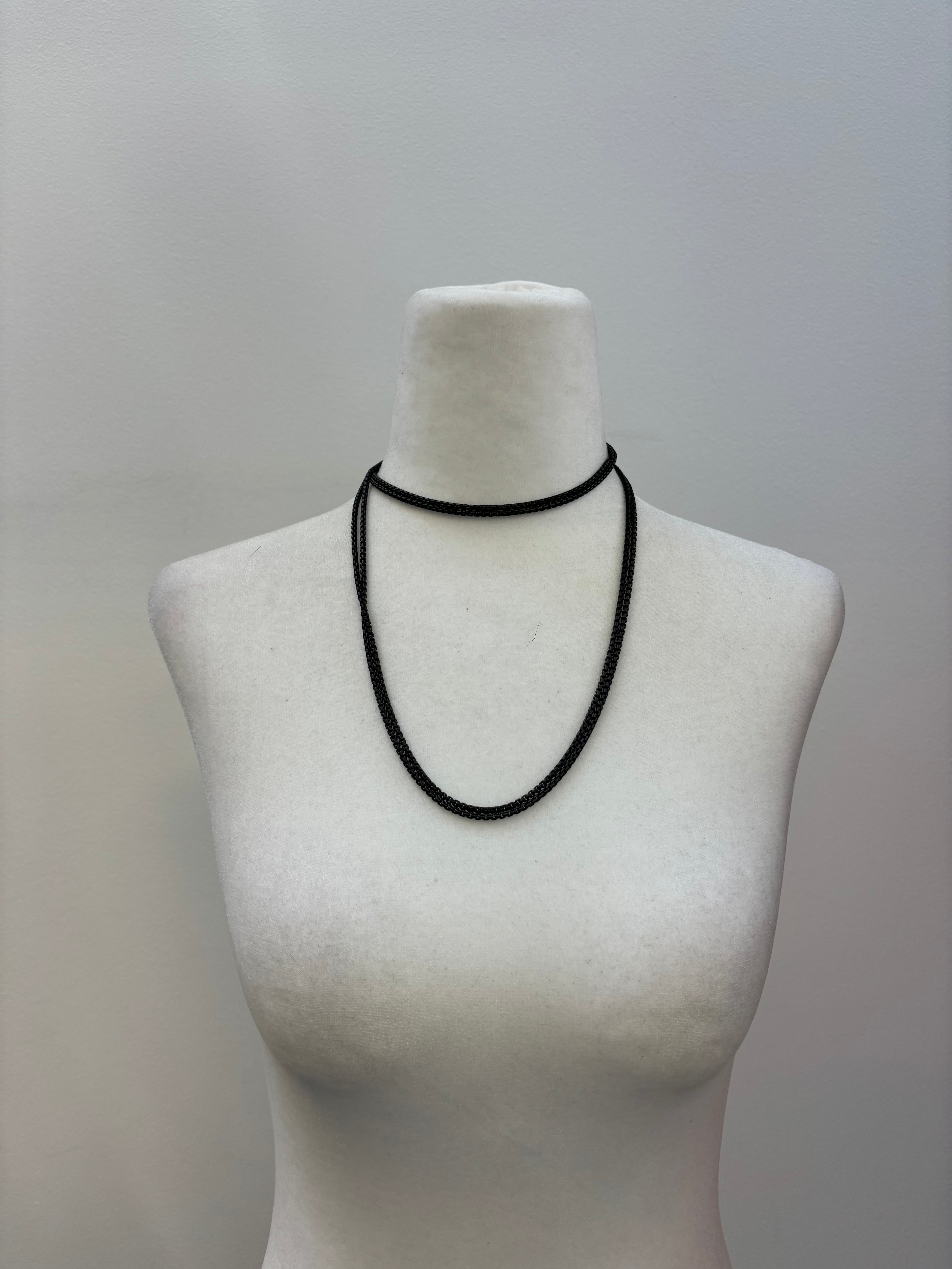 David Yurman Long Black Onyx Chain