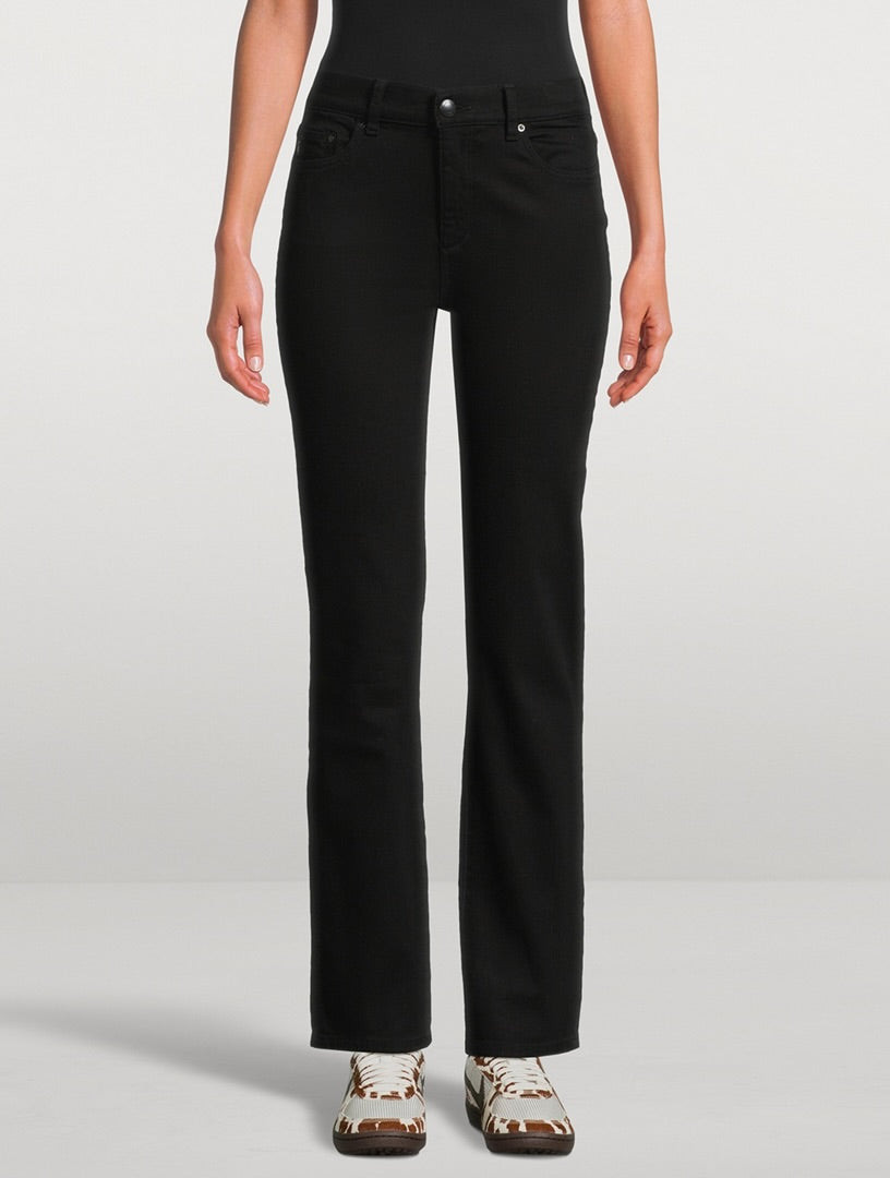 DL1961 black dl ultimate straight jeans