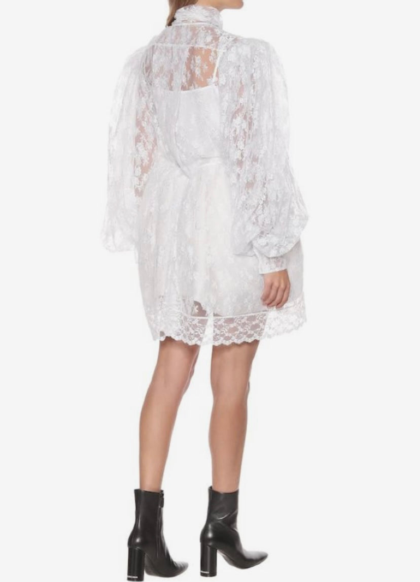 Christopher Kane White Lace Dress