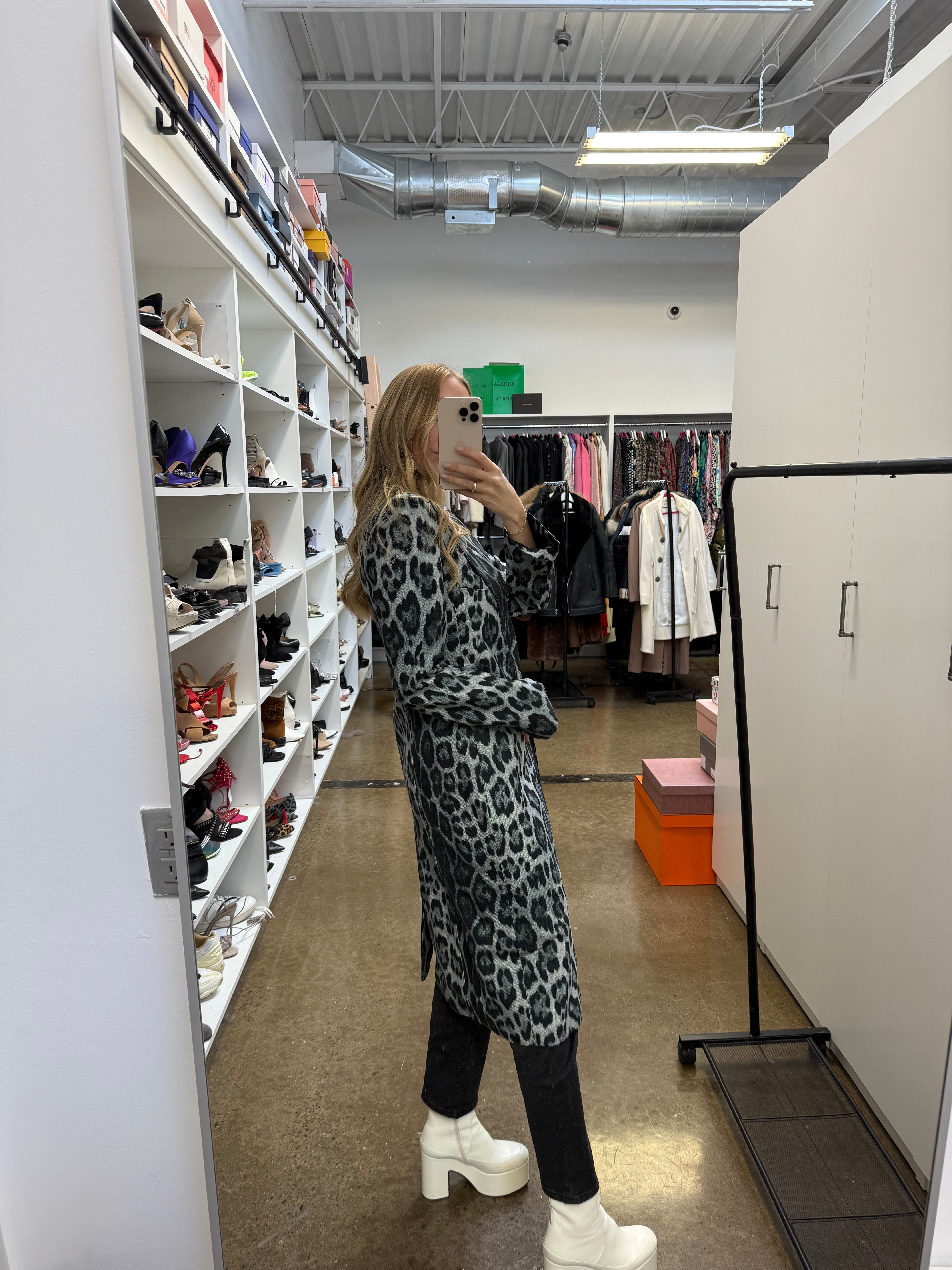 Smythe - MIDI Leopard Jacket