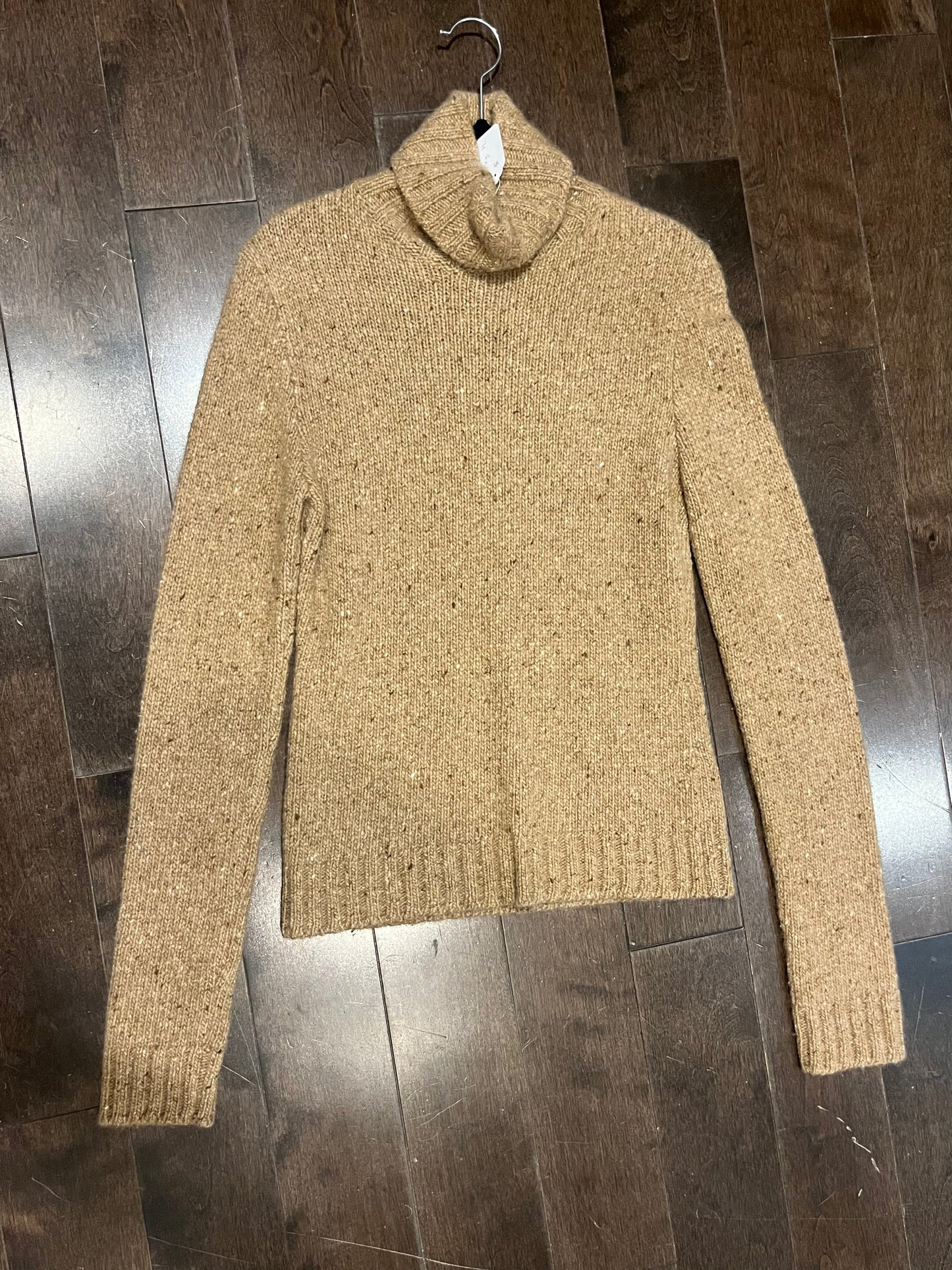 RALPH LAUREN COLLECTION brown cashmere turtleneck