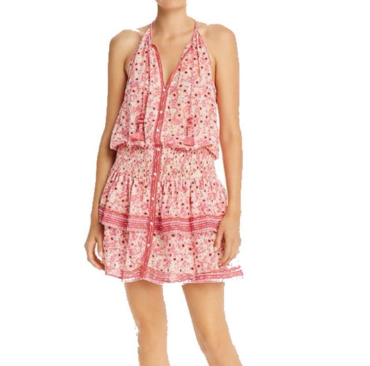 POUPETTE ST BARTH pink floral dress