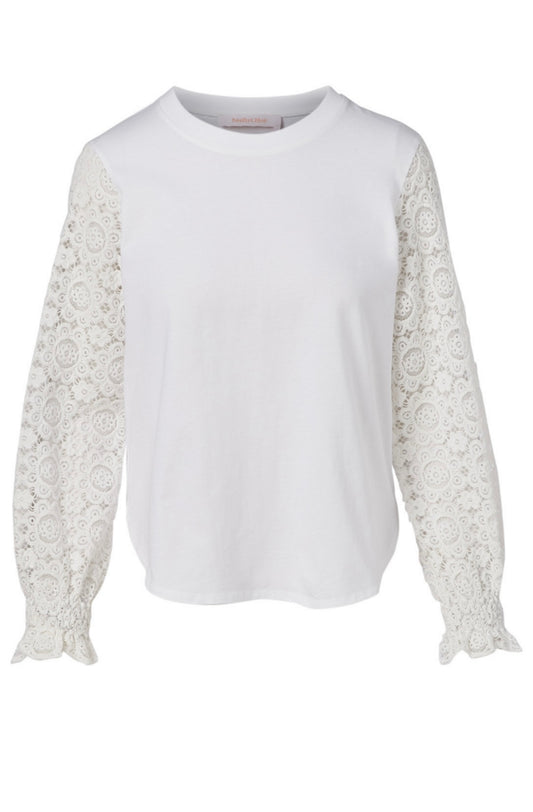 SEE BY CHLOÉ
Lace-trimmed Cotton-jersey Top